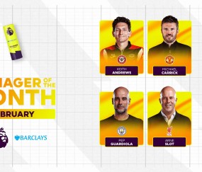 开云入口-英超2月最佳主帅候选：瓜迪奥拉，卡里克，斯洛特，安德鲁斯